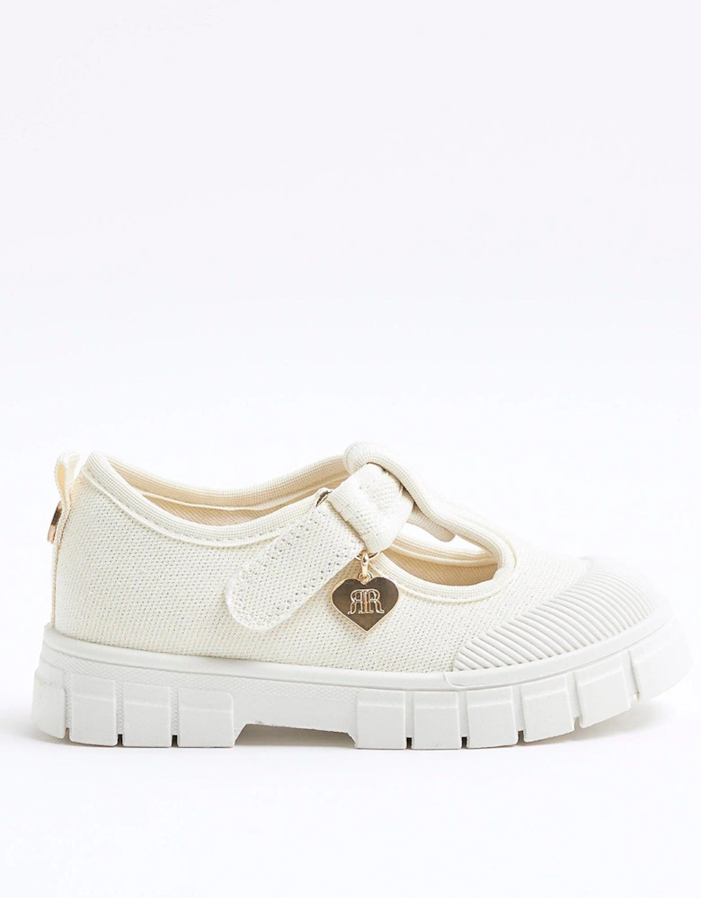 Girls Mary Jane Shoes - Cream
