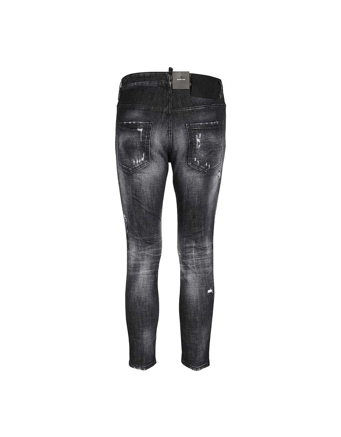Skater Jean Reinforced Ripped Black Jeans