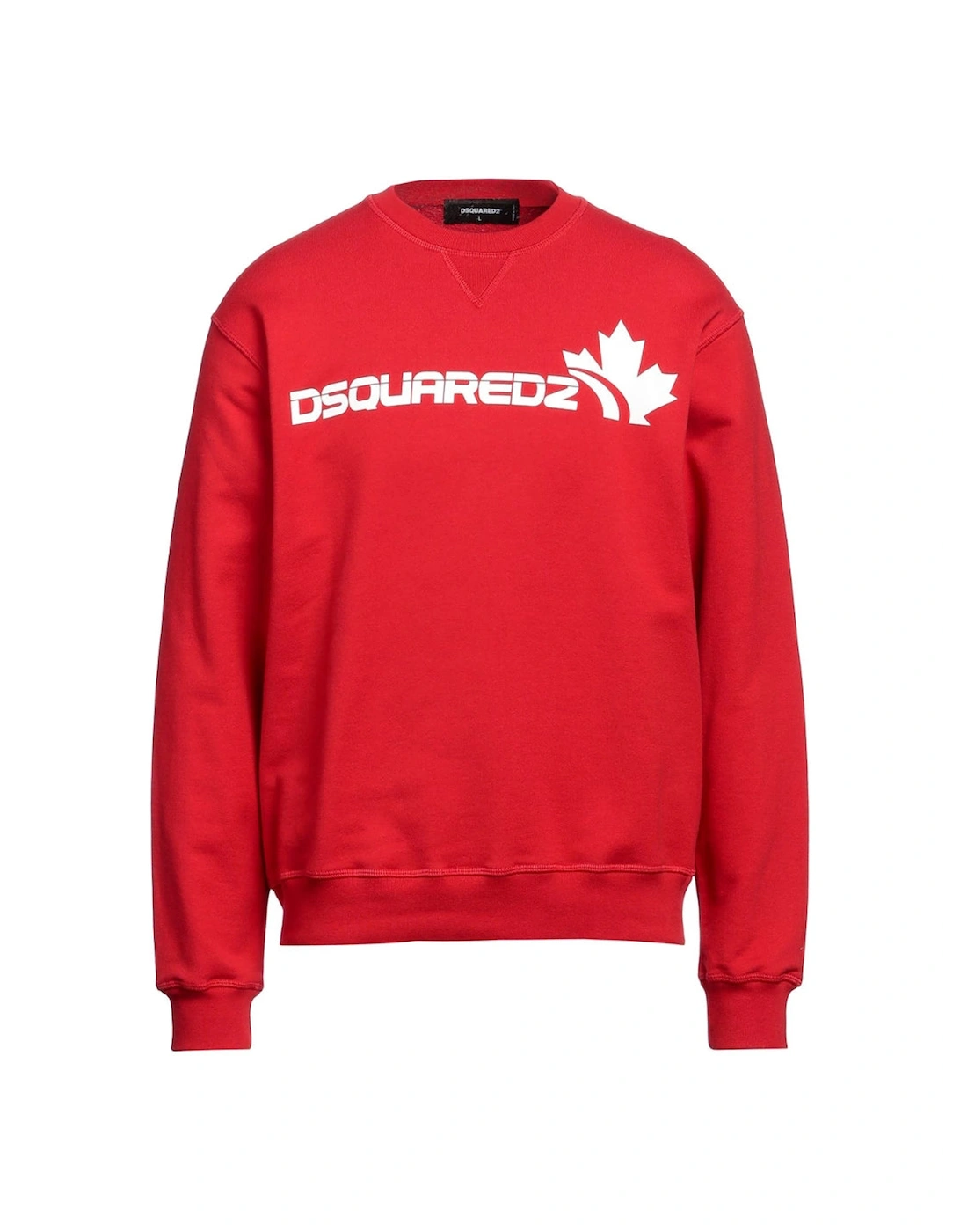 Bold Maple Leaf Logo Red Sweatshirt, 3 of 2