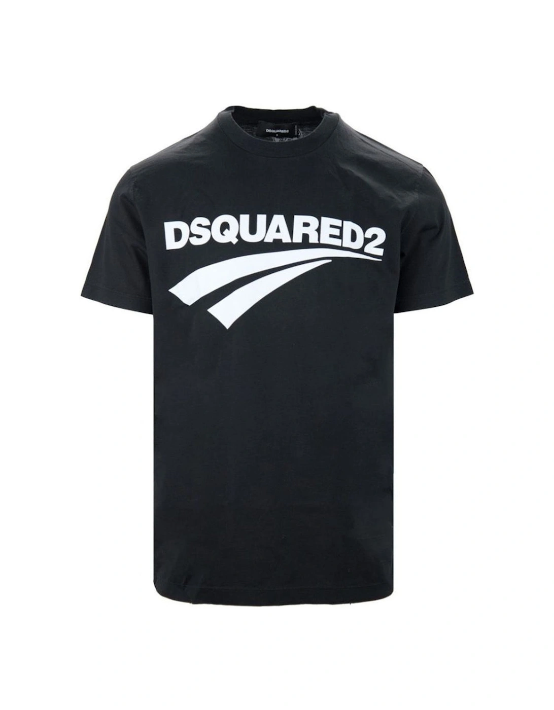 Cigarette Fit Brand Logo Black T-Shirt, 2 of 1
