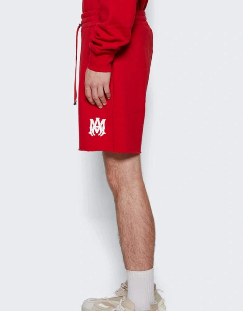 MA LOGO SWEAT SHORTS RED