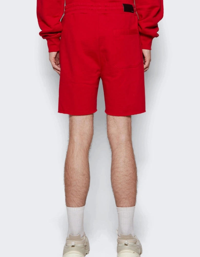 MA LOGO SWEAT SHORTS RED