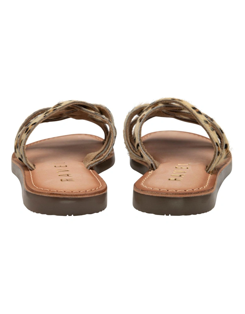 Harts Flat Sandals - Leopard