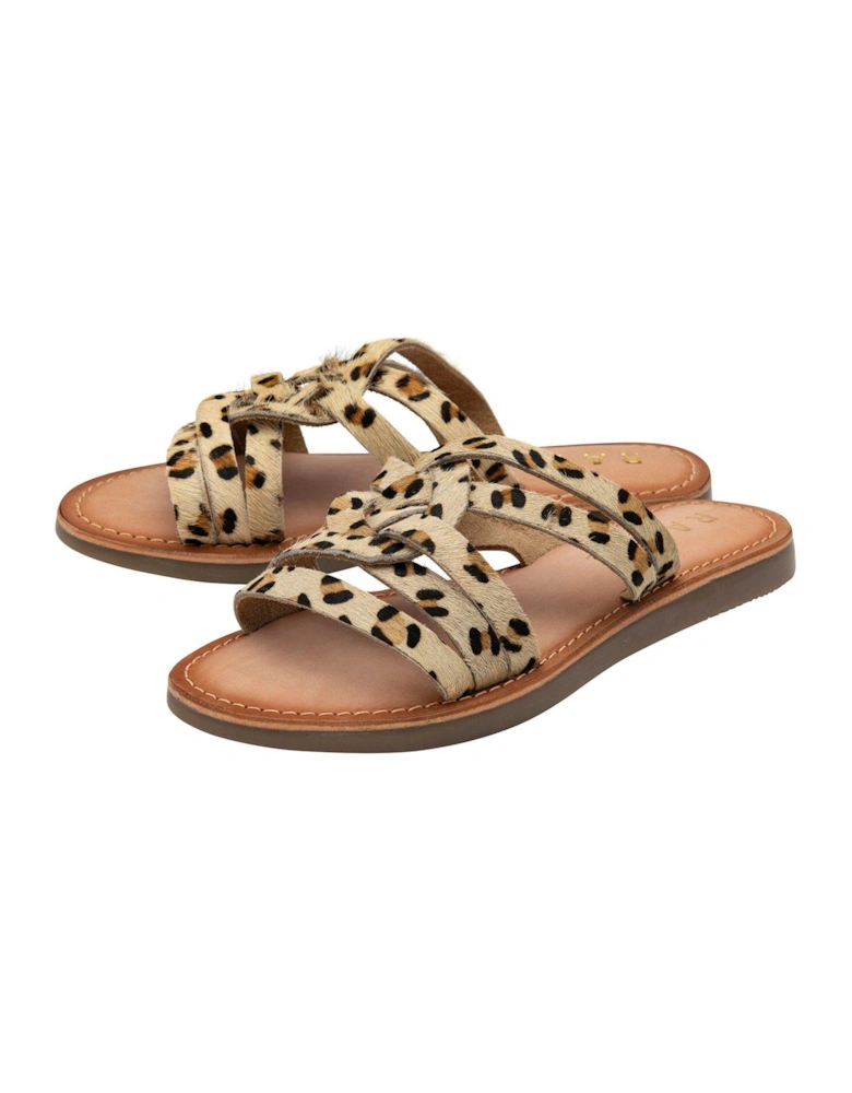 Harts Flat Sandals - Leopard
