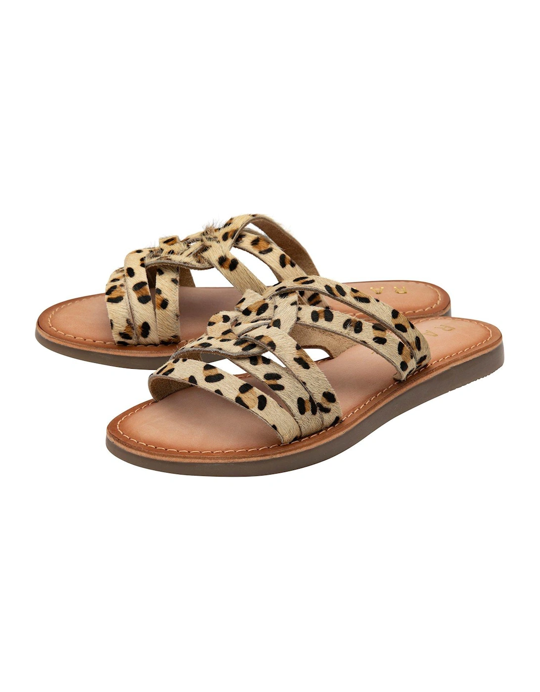 Harts Flat Sandals - Leopard