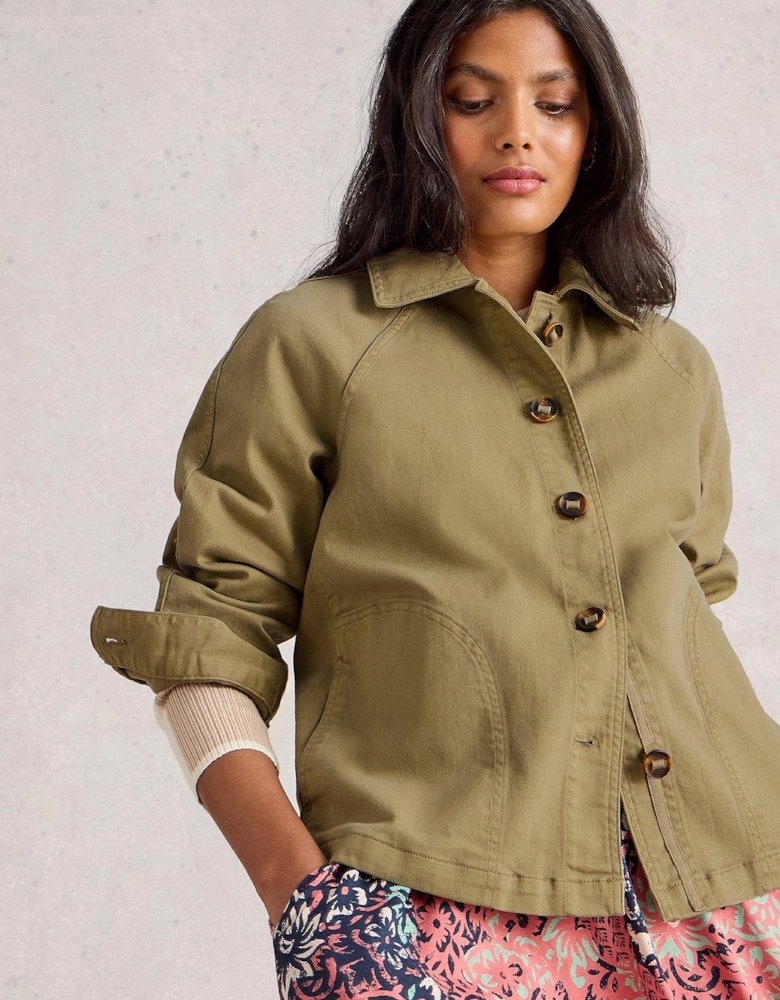 Eden Denim Jacket - Green