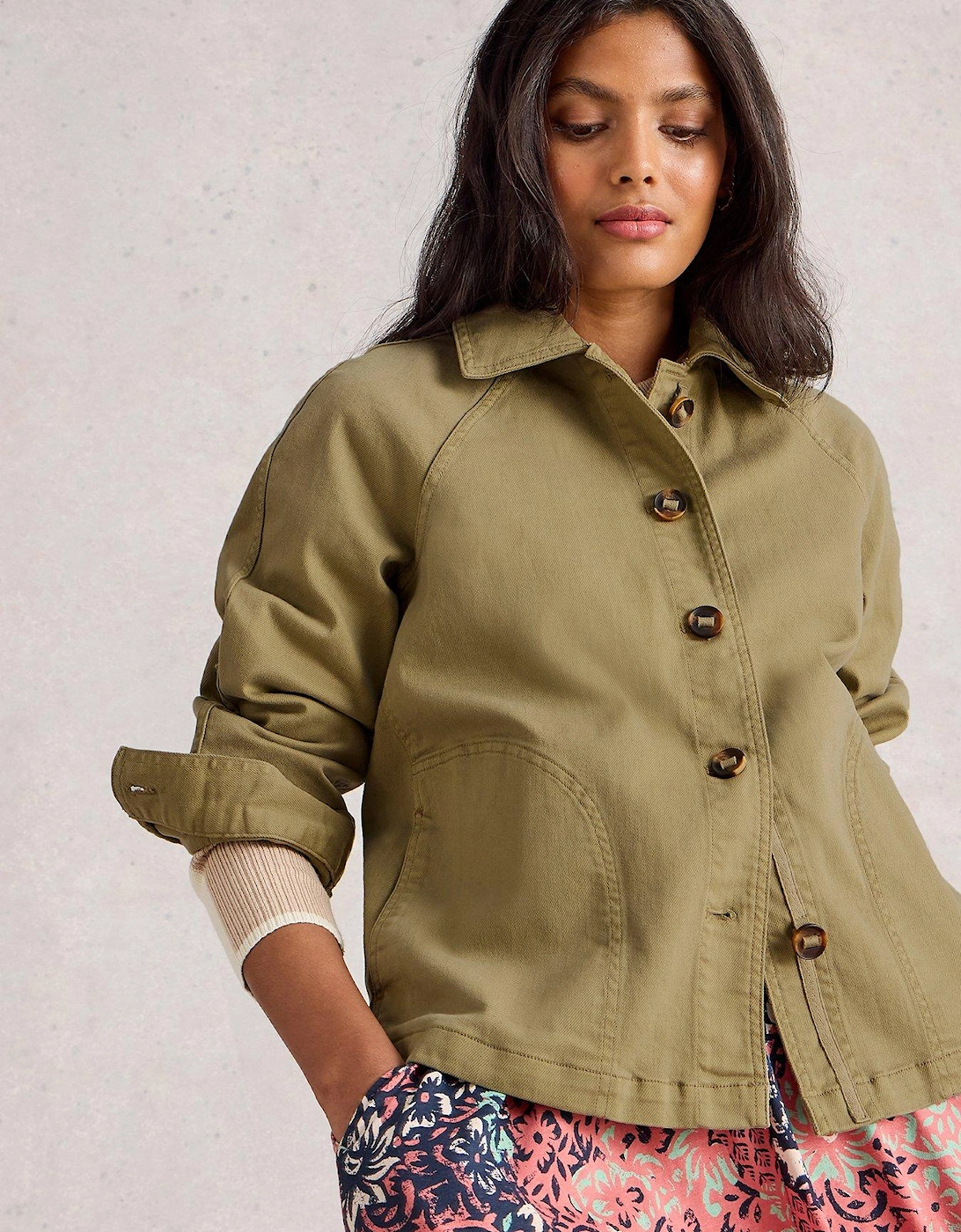 Eden Denim Jacket - Green, 2 of 1