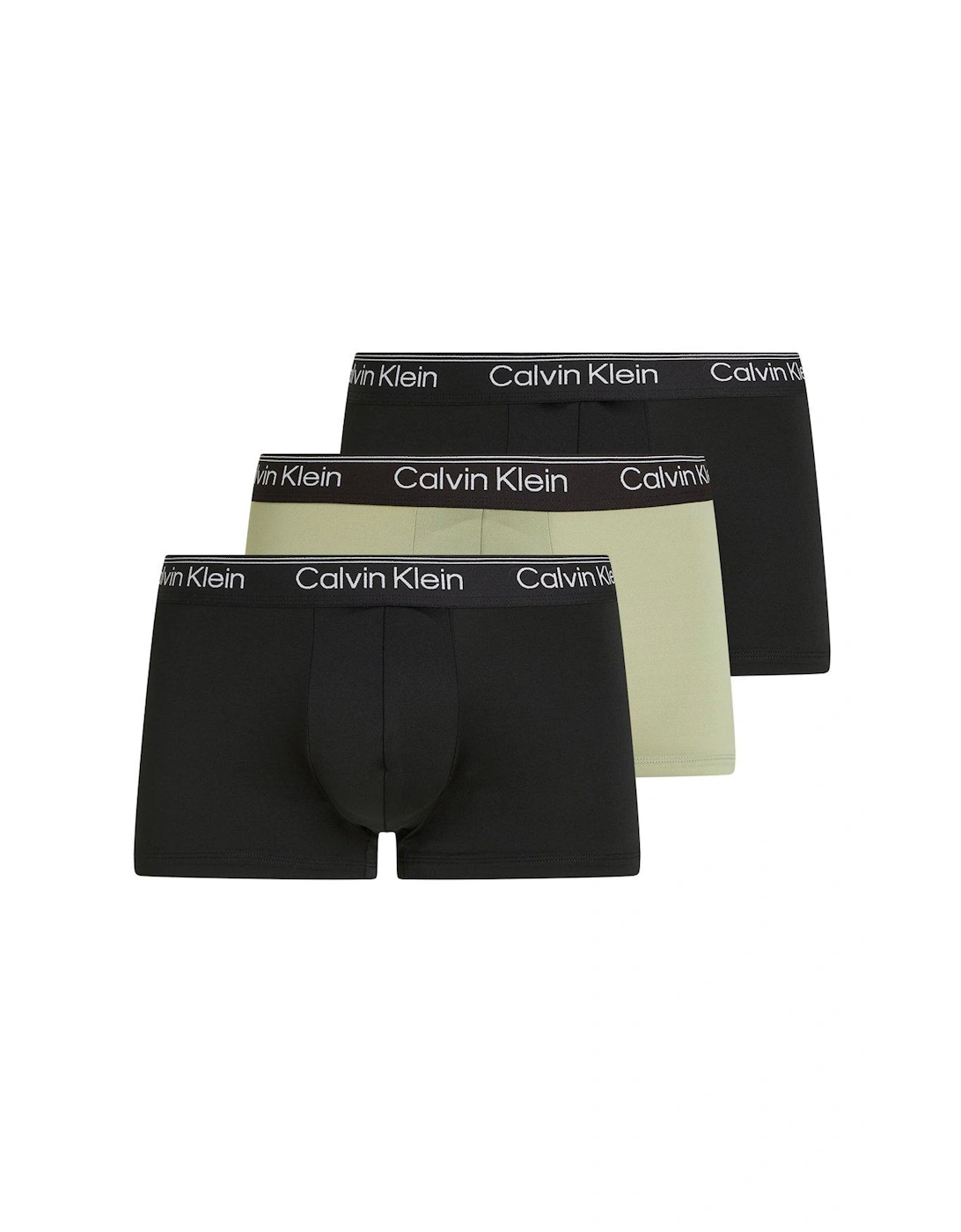 3 Pack Low Rise Trunks - Black, 2 of 1