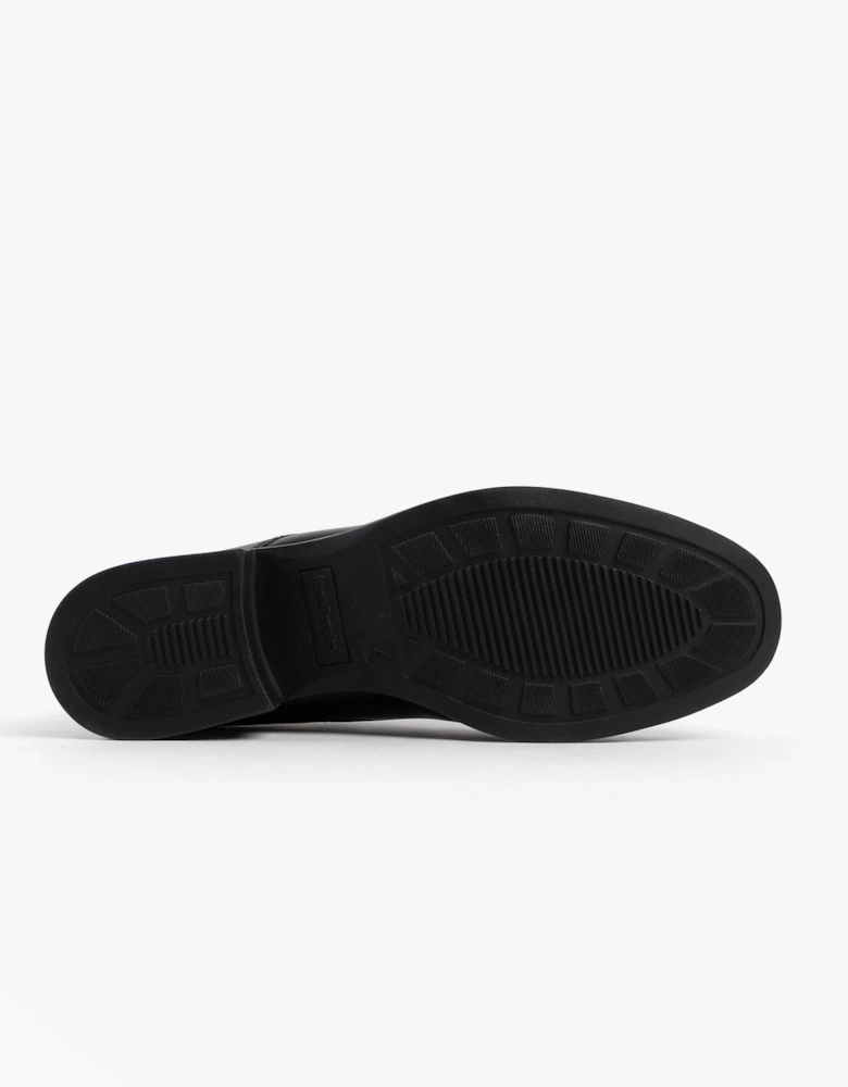 ANASTASIA Girls Leather School Shoes Black