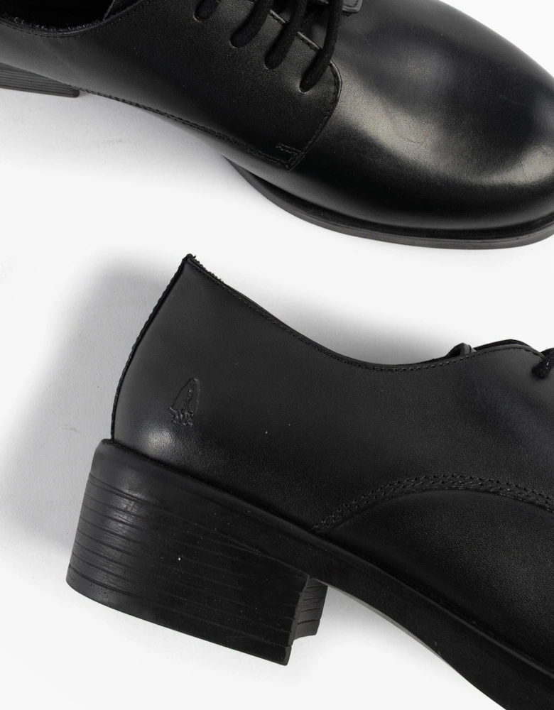 ANASTASIA Girls Leather School Shoes Black