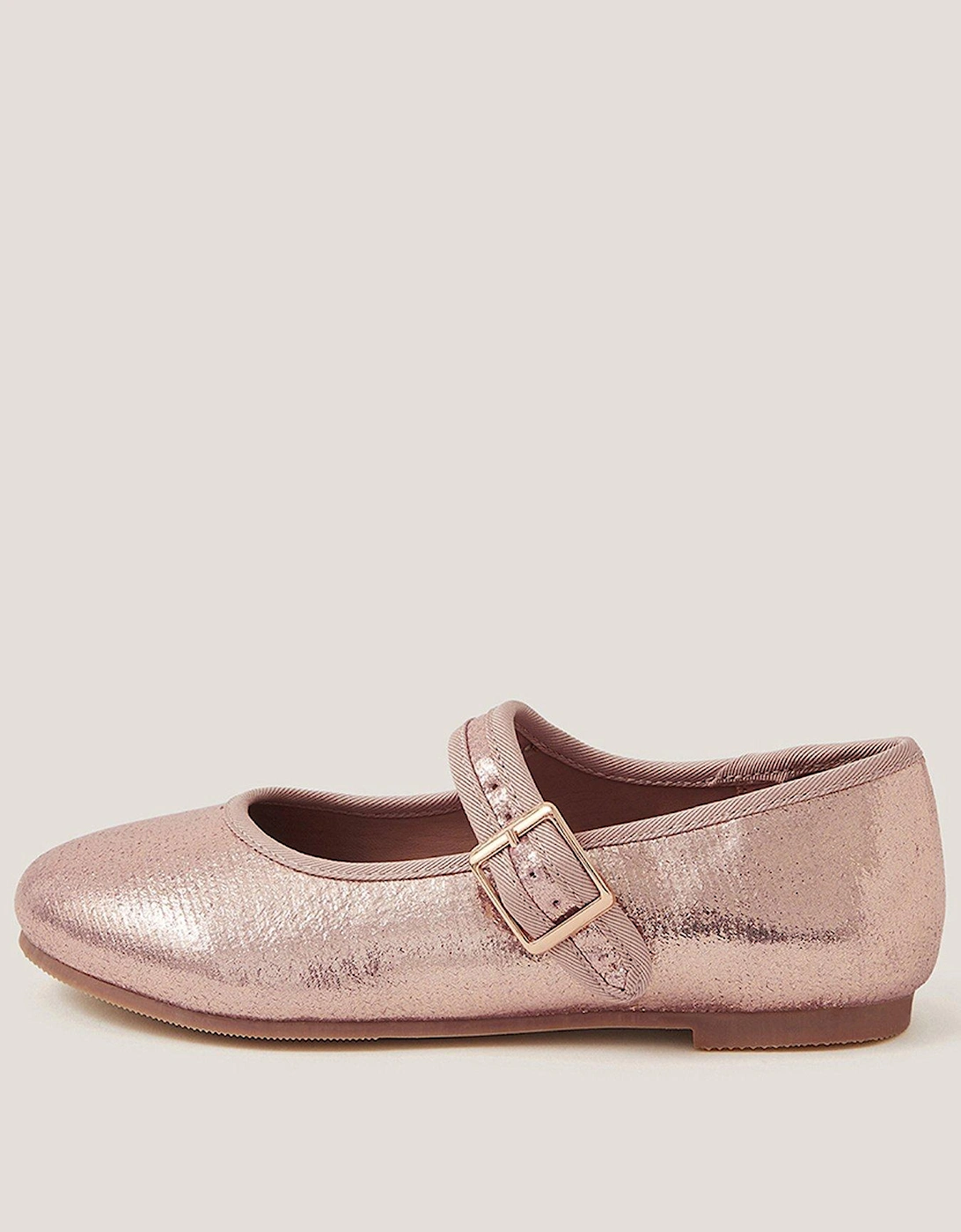 Girls Shimmer Ballerina Shoes - Pink, 2 of 1