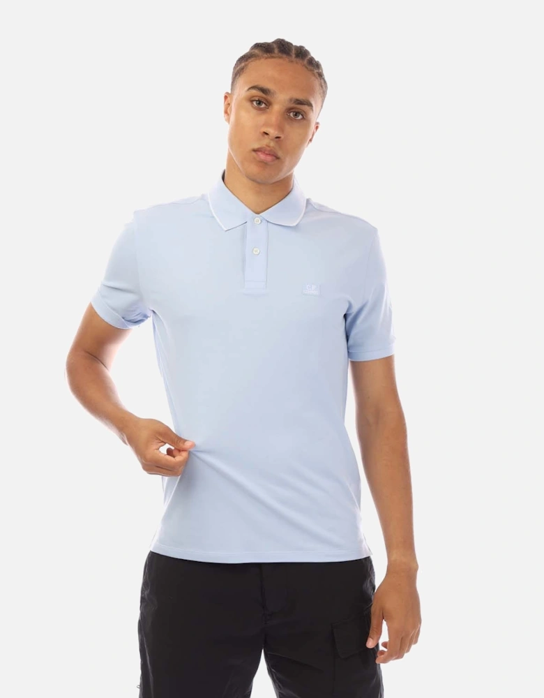 Stretch Piquet Logo Polo Shirt