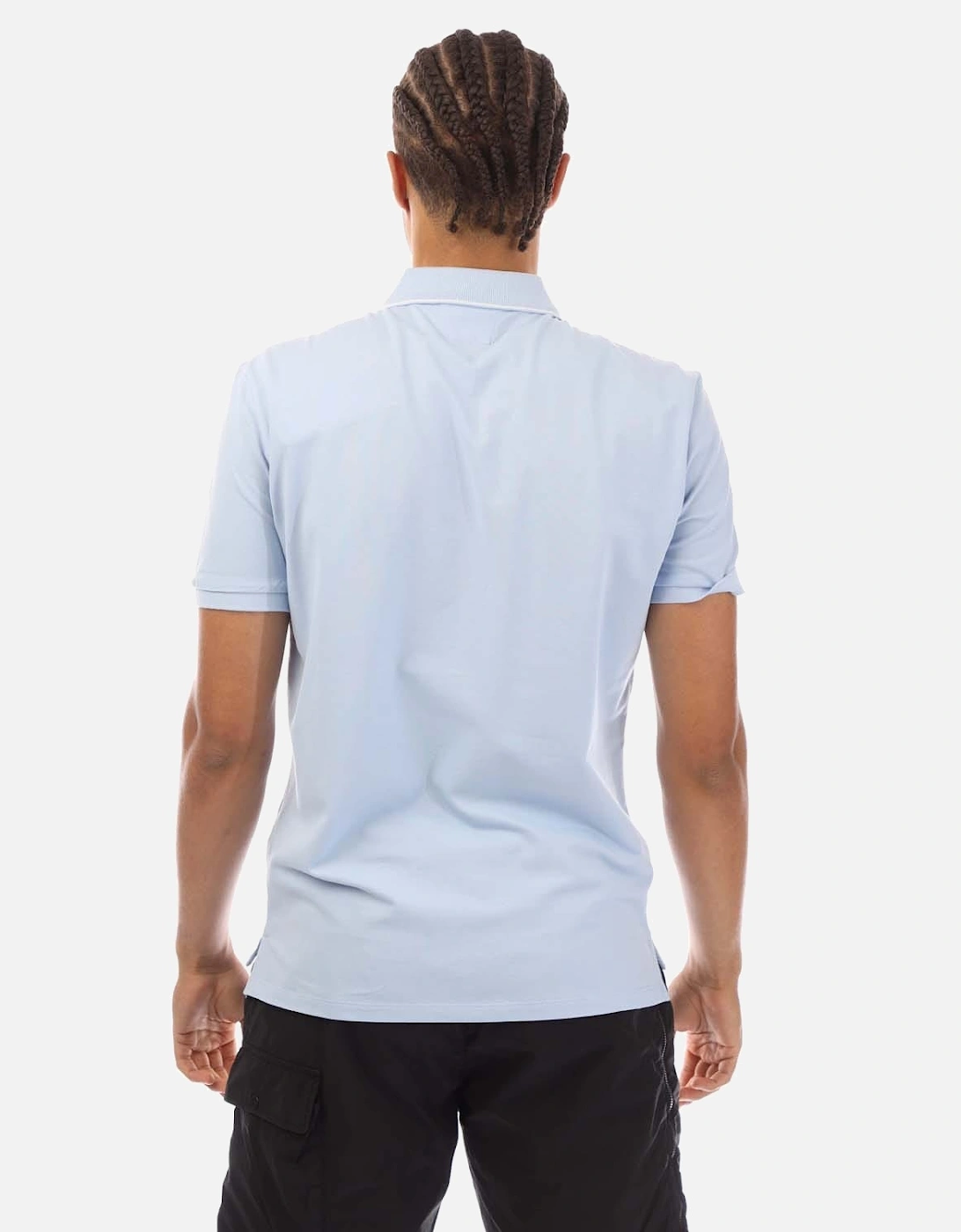 Stretch Piquet Logo Polo Shirt