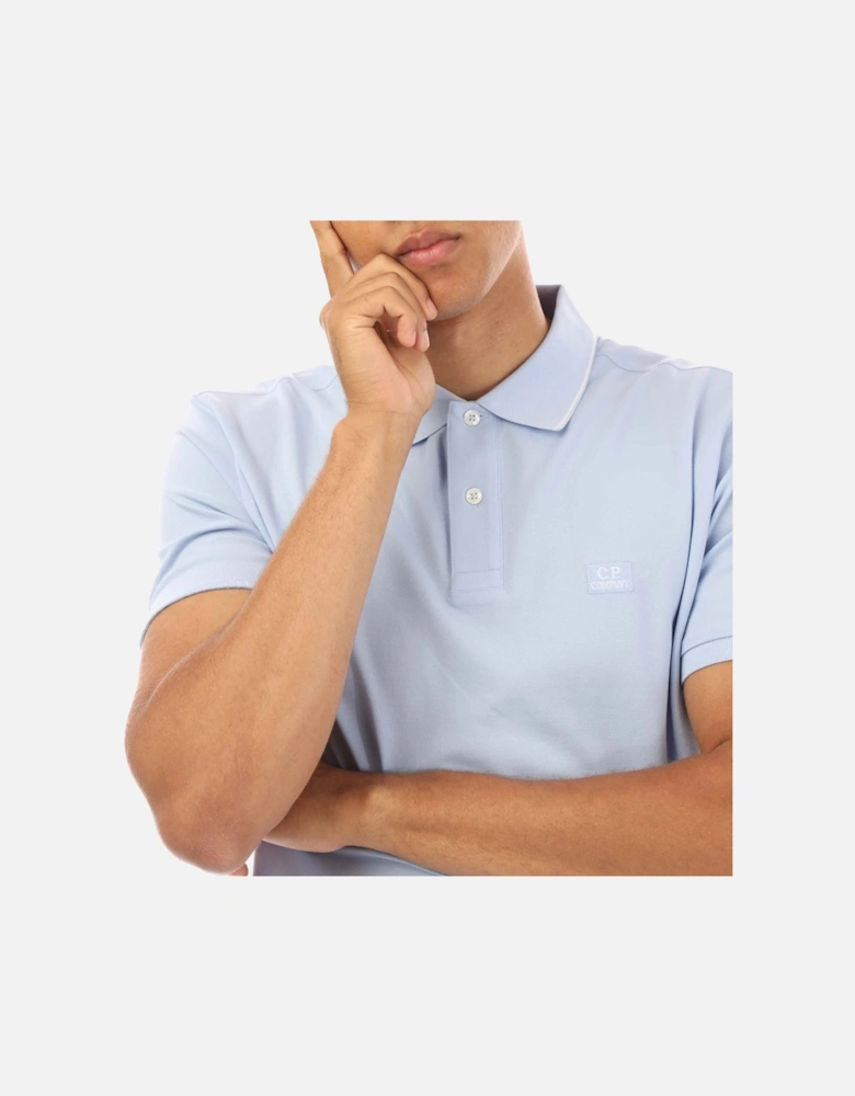 Stretch Piquet Logo Polo Shirt