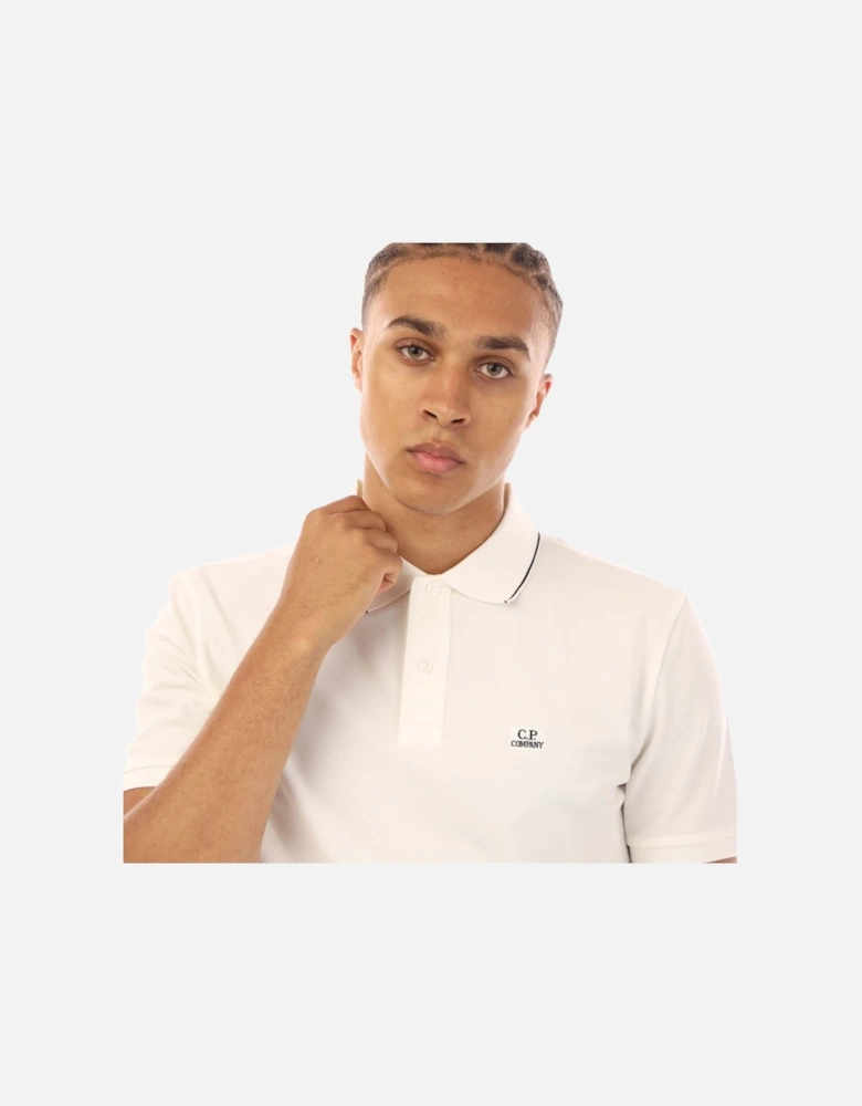 Stretch Piquet Logo Polo Shirt
