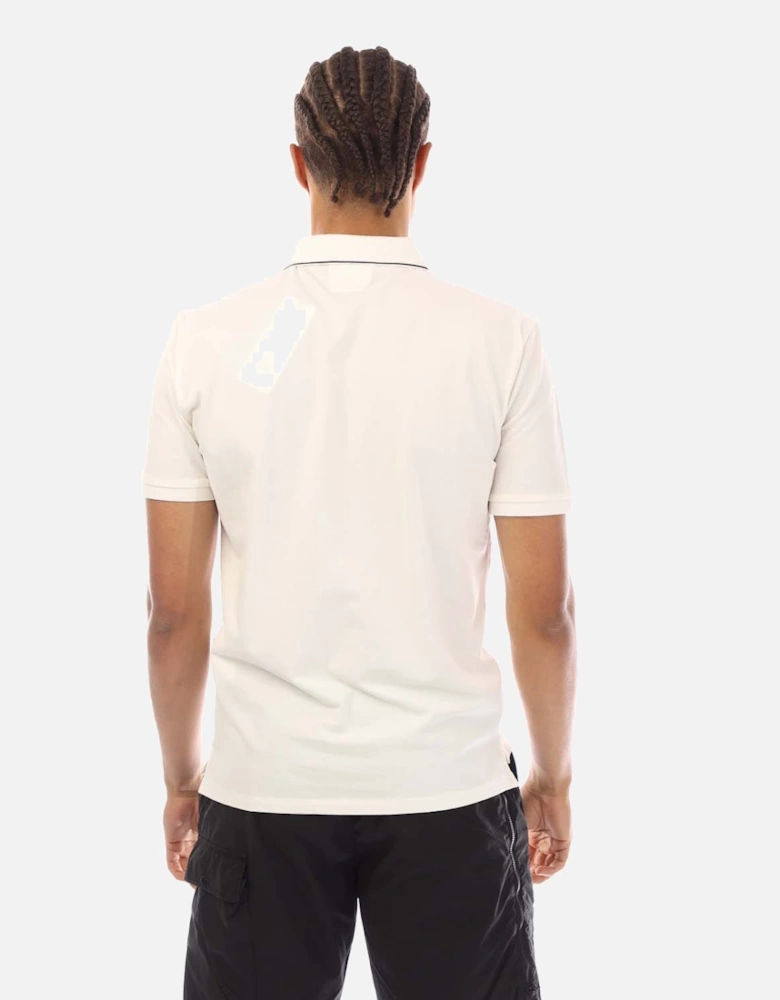 Stretch Piquet Logo Polo Shirt