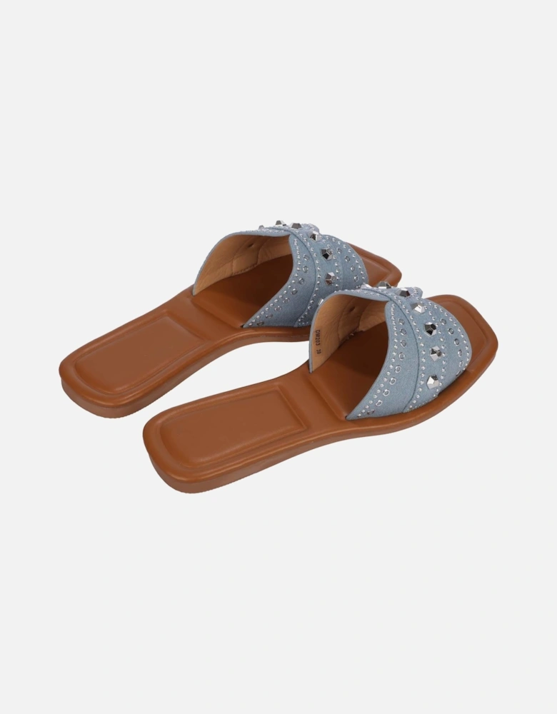 Cross Strap Flat Sandals