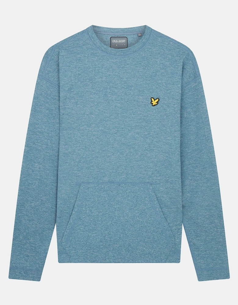 Mens Sports Crew Neck Fly Fleece Jumper