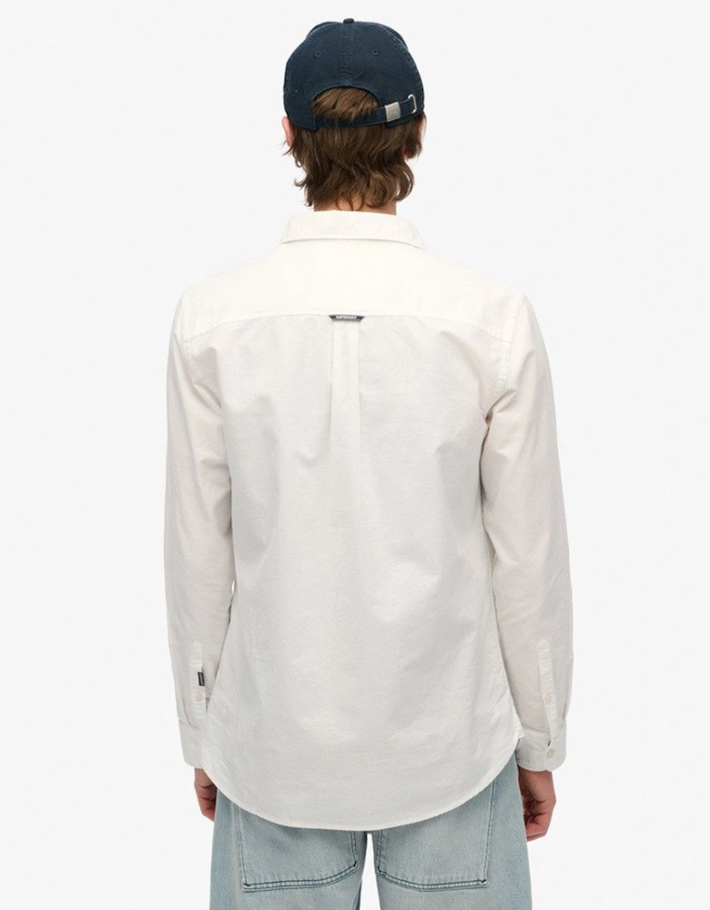 Men's Classic Oxford Long Sleeve Shirt Optic White Oxford