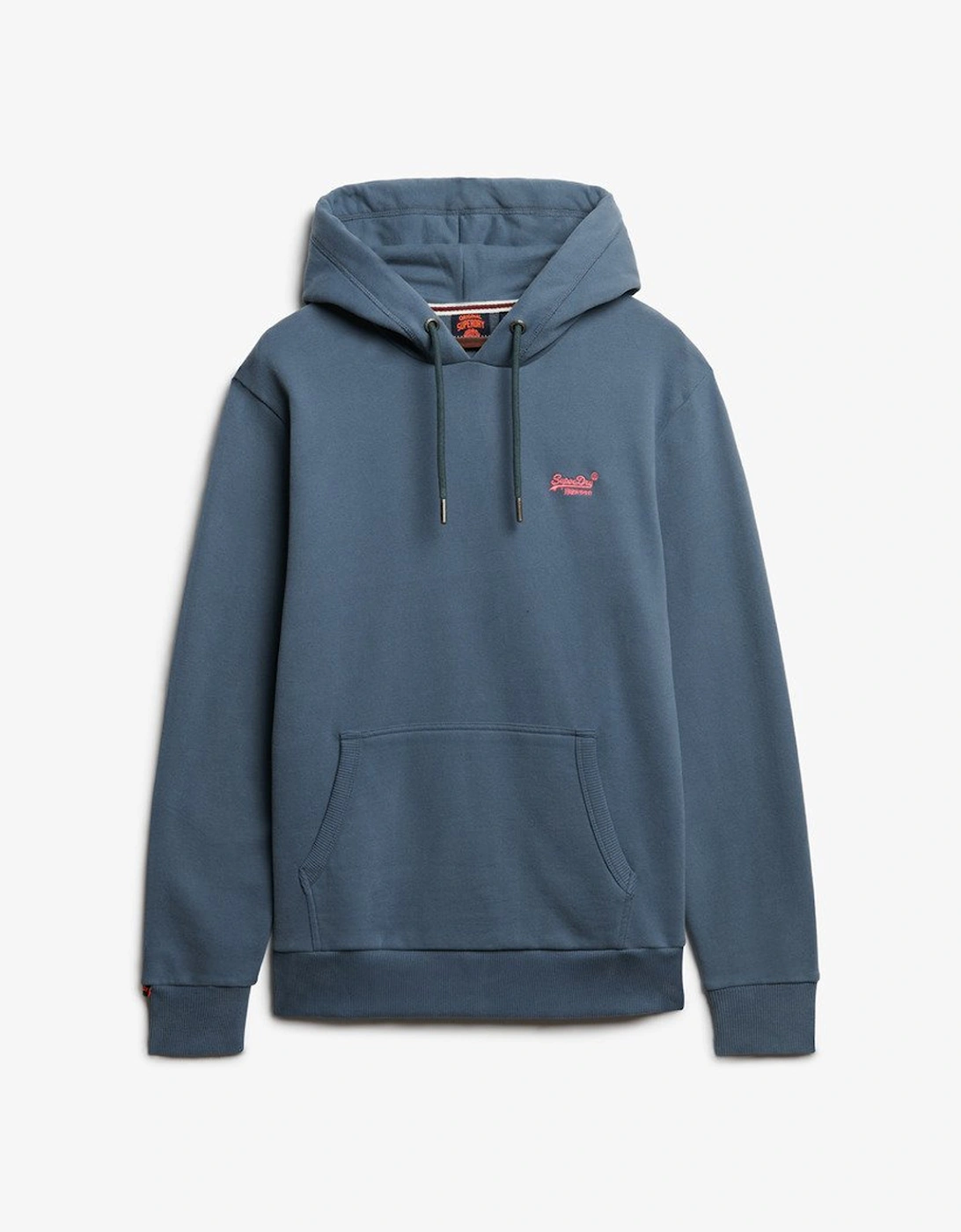 Men's Essential Logo Hoodie Stormy Weather Blue, 2 of 1