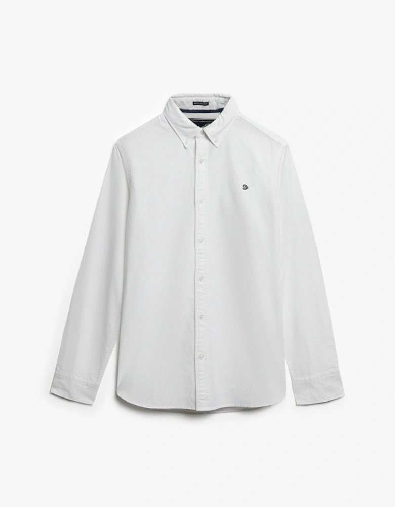 Men's Classic Oxford Long Sleeve Shirt Optic White Oxford