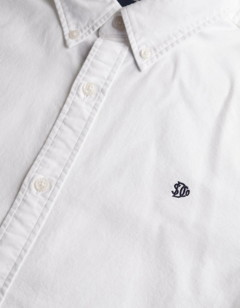 Men's Classic Oxford Long Sleeve Shirt Optic White Oxford