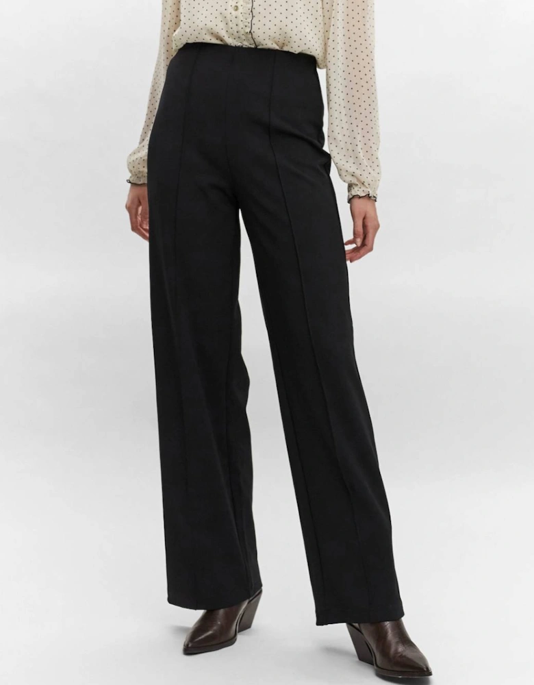 Women's Becky Heavyweight Wide Pull On Pant Black