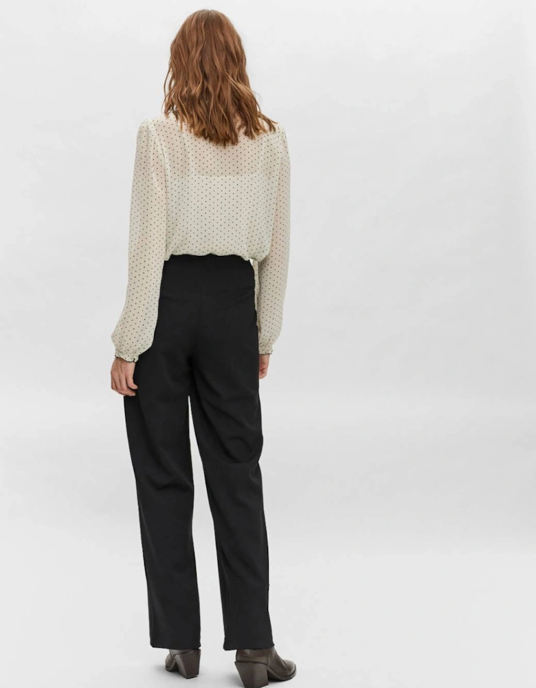 Women's Becky Heavyweight Wide Pull On Pant Black