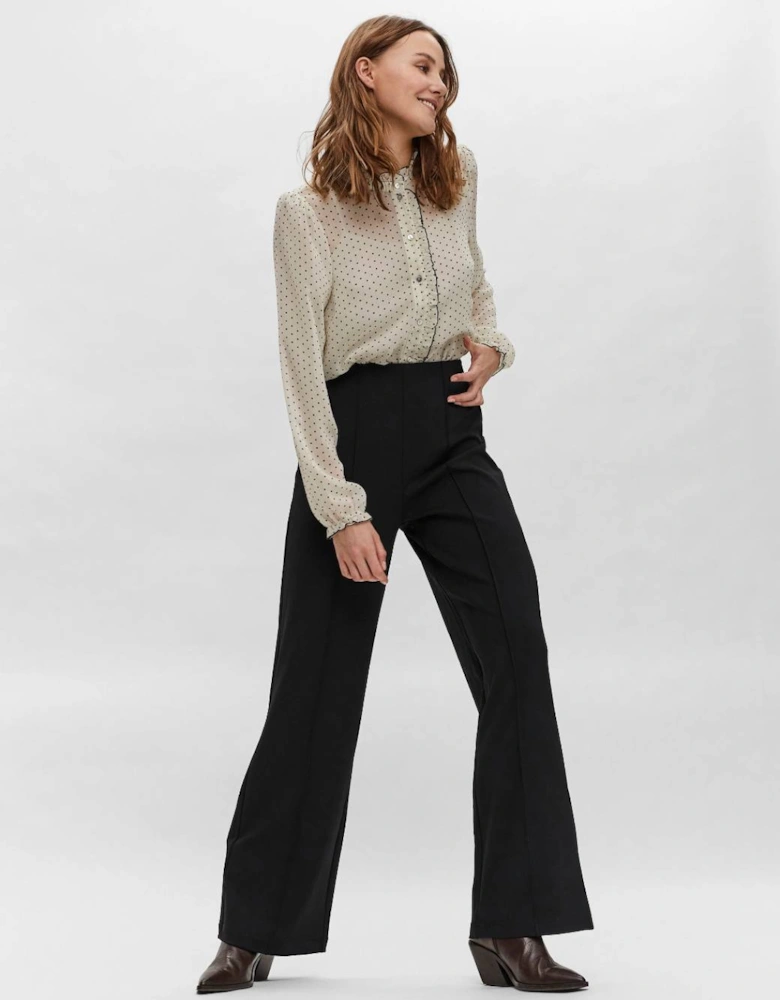 Women's Becky Heavyweight Wide Pull On Pant Black