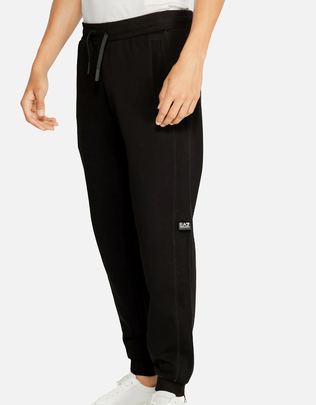 Emporio Armani Side Logo Joggers Black