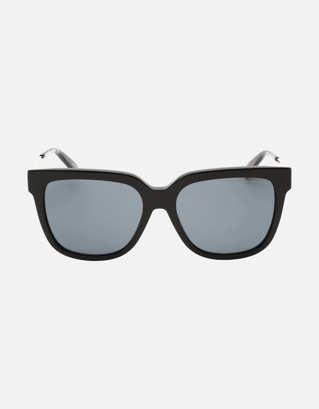Black Framed Gold Armed Sunglasses