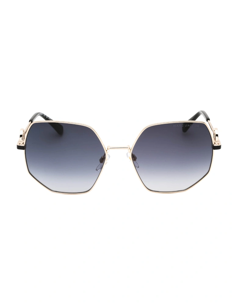 Marc Jacob Womens Grey Lens Gold Sunglasses