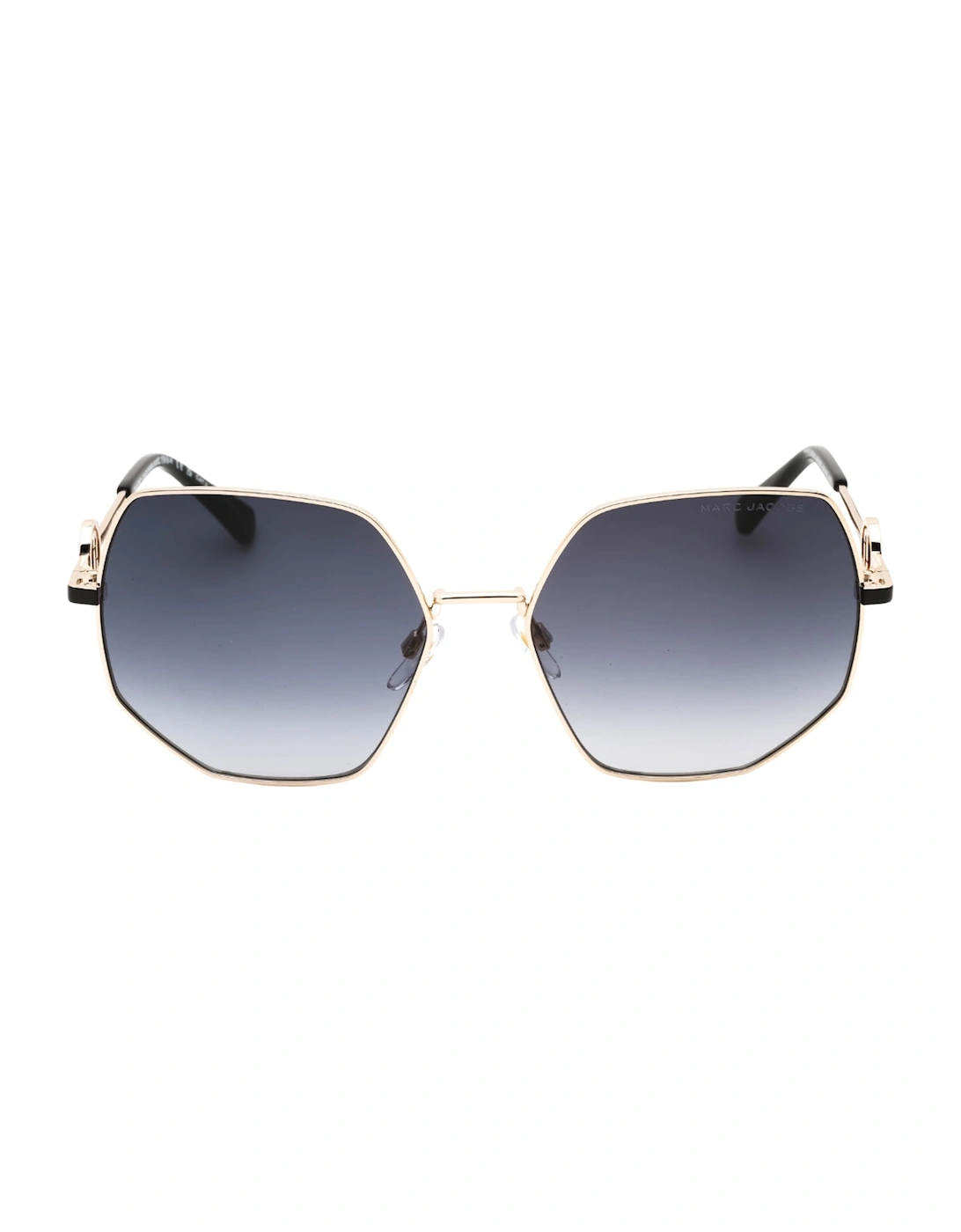 Marc Jacob Womens Grey Lens Gold Sunglasses