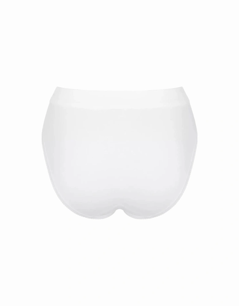 Double Comfort 2-Pack Tai Briefs, White