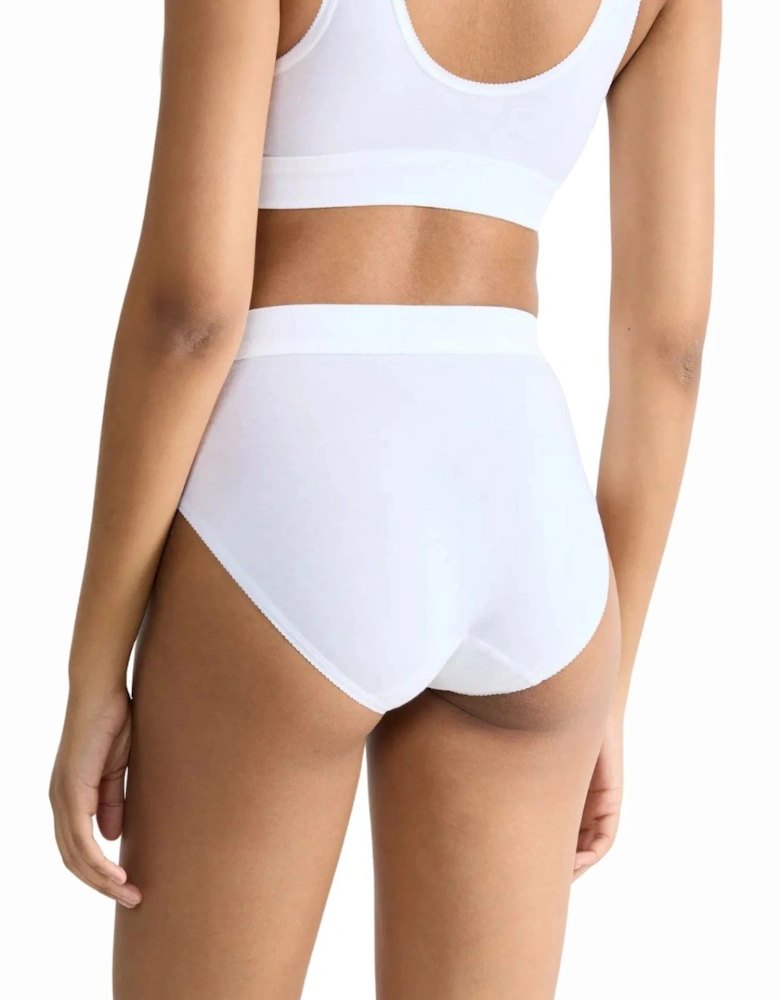 Double Comfort 2-Pack Tai Briefs, White
