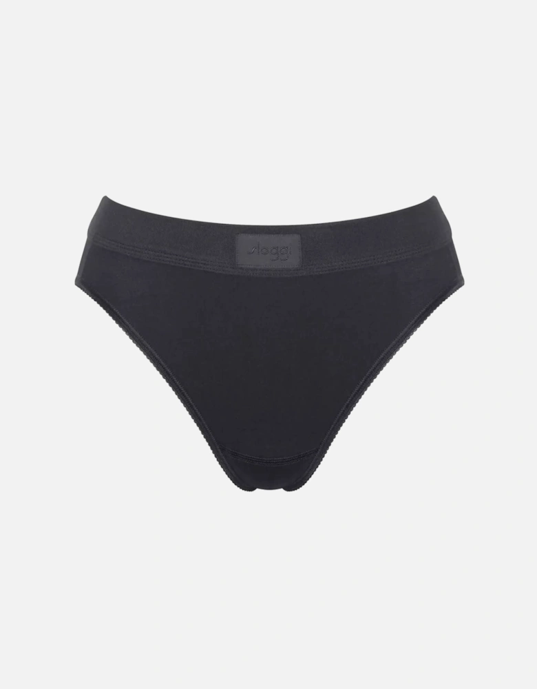 Double Comfort 2-Pack Tai Briefs, Black