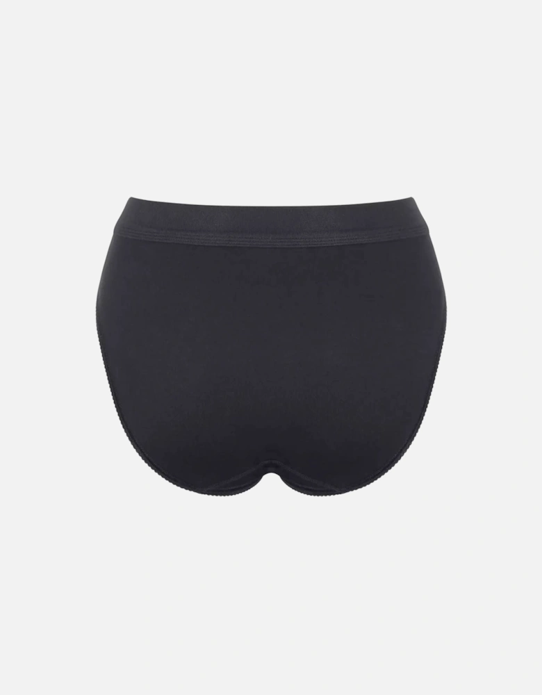 Double Comfort 2-Pack Tai Briefs, Black