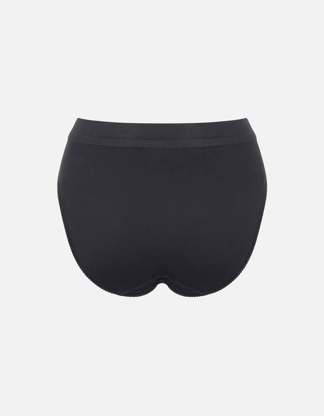 Double Comfort 2-Pack Tai Briefs, Black