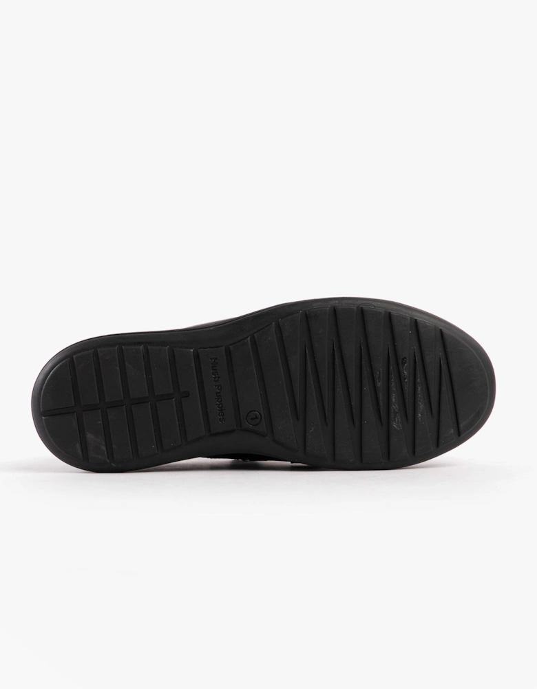 SCOTT Boys Leather School Shoes Black