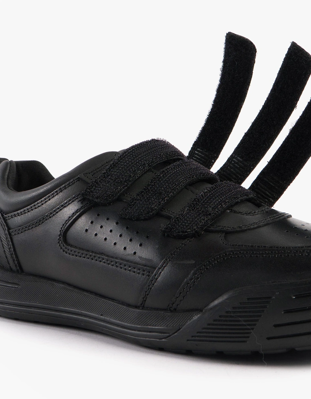 SCOTT Boys Leather School Shoes Black