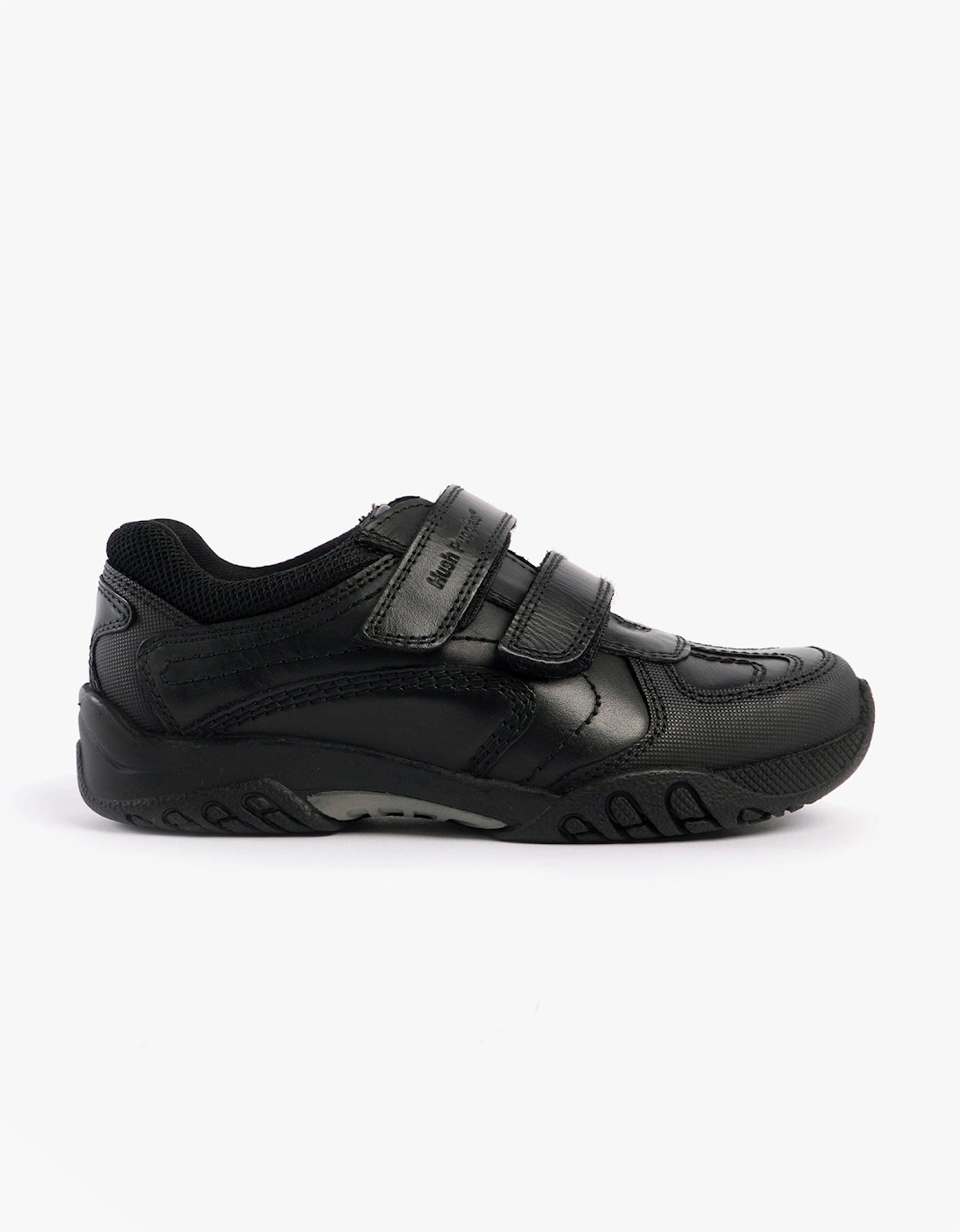 Hush Puppies Boys Black 'S Jezza 2 Leather School Shoes  Uk 4 Older Kids