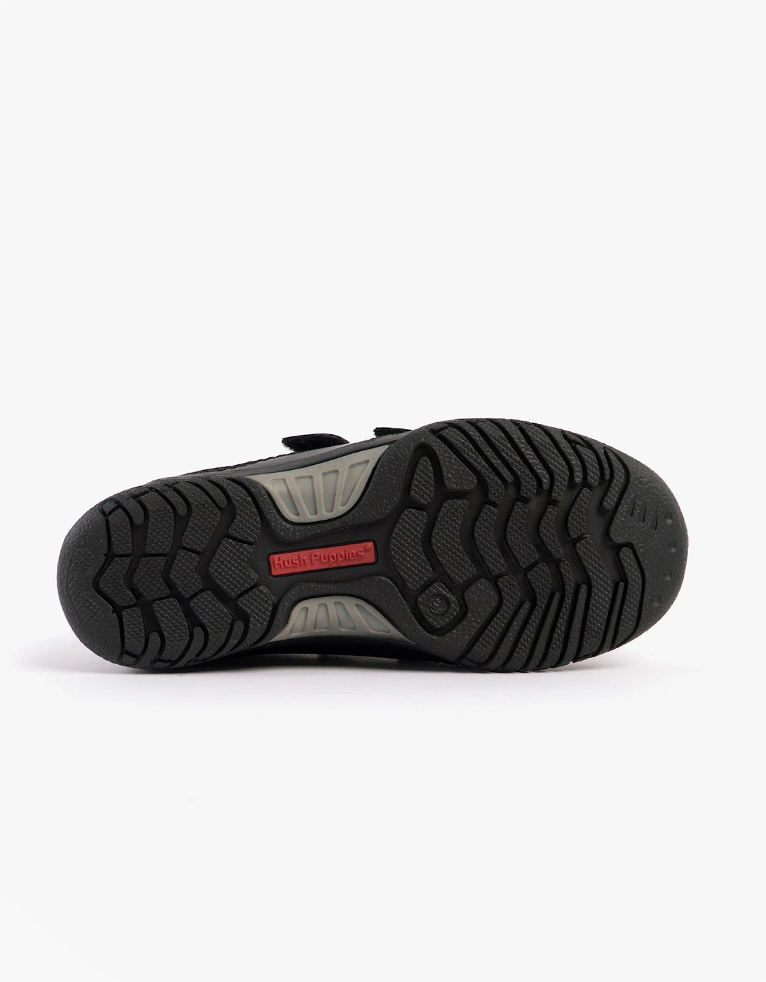 JEZZA 2 Boys Leather School Shoes Black
