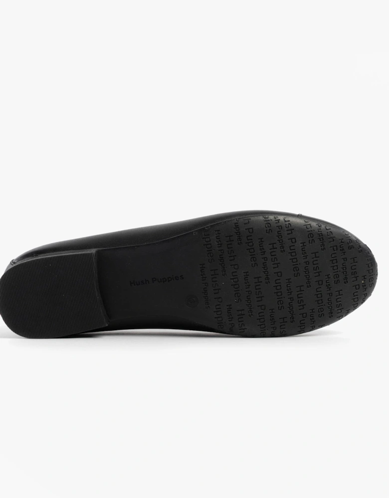 EMMA Girls Leather School Shoes Black