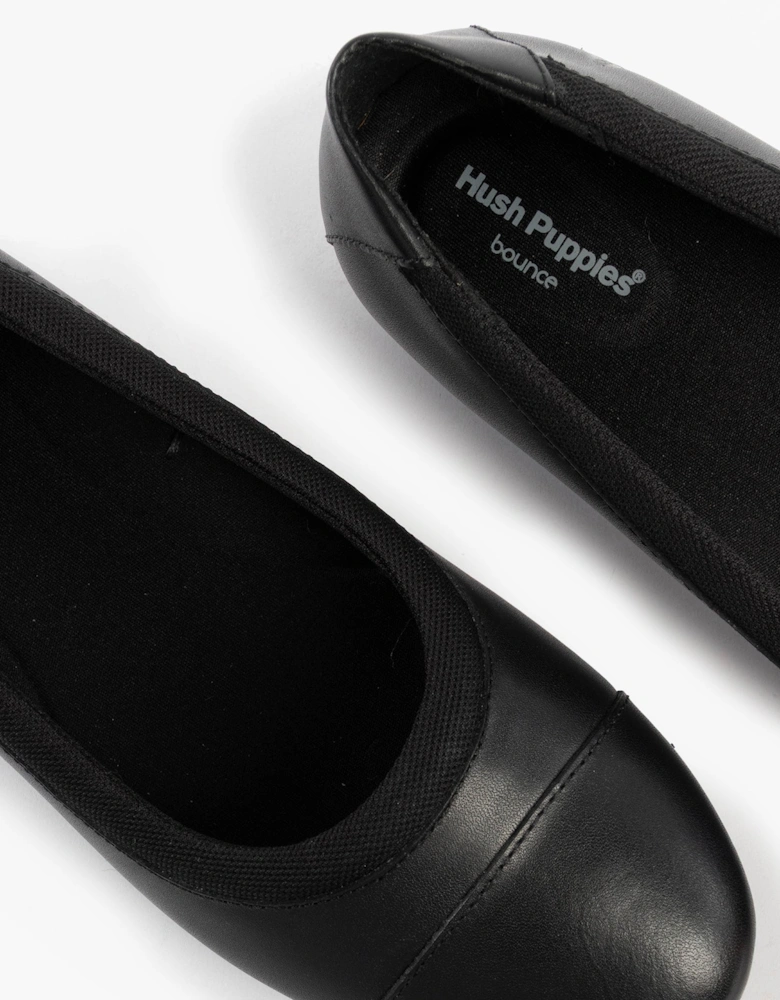 EMMA Girls Leather School Shoes Black