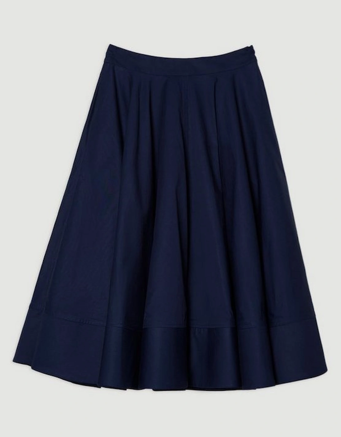 Cotton Tailored Full Skirt