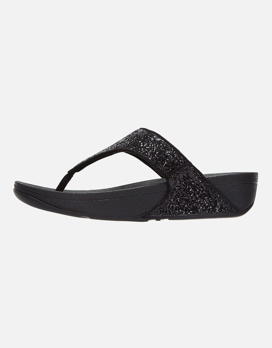 Lulu Glitter Women's Black Sandals
