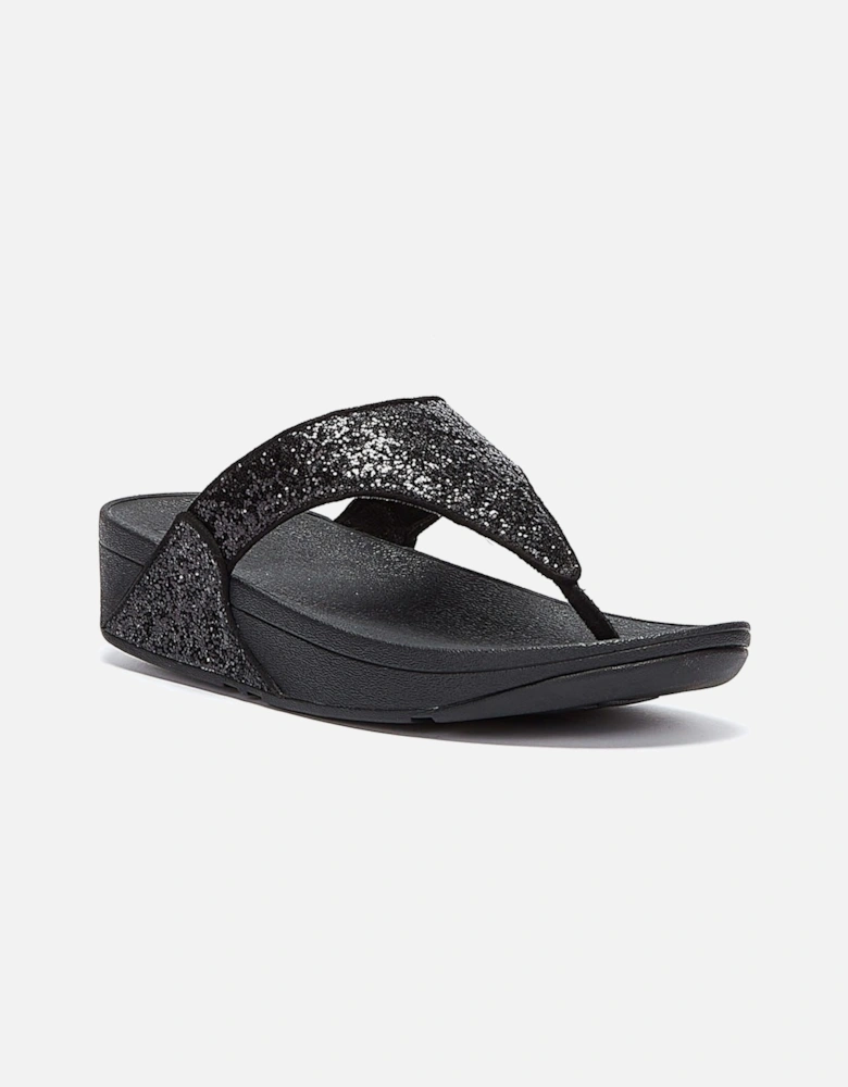 Lulu Glitter Women's Black Sandals