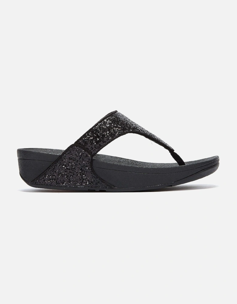 Lulu Glitter Women's Black Sandals