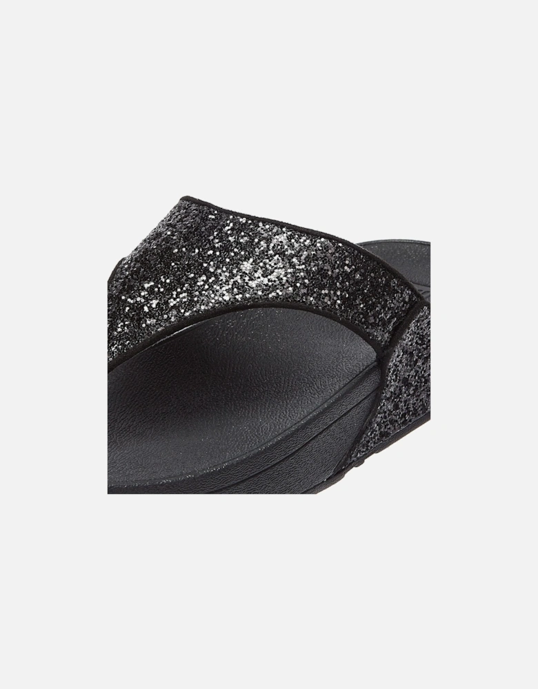 Lulu Glitter Women's Black Sandals