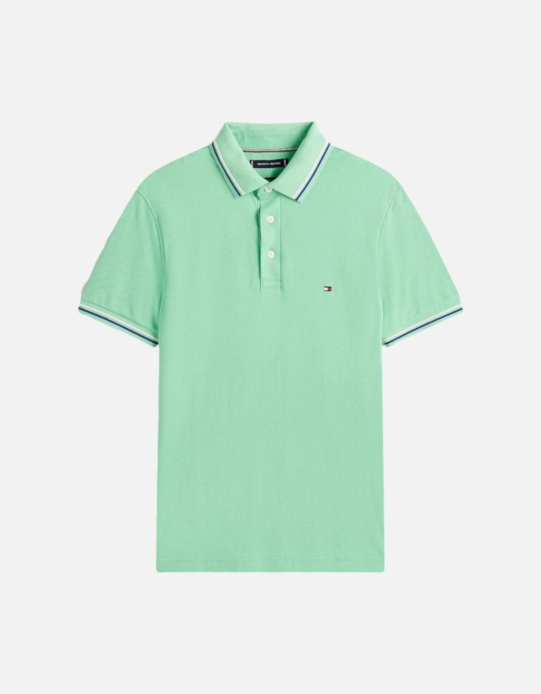 Tipped Slim Fit Seasonal Polo Shirt LZ7 Verdant